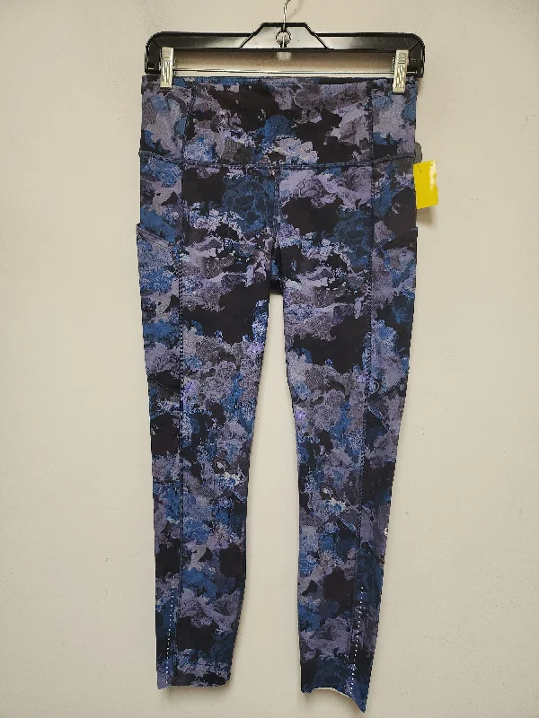 Athletic Leggings By Lululemon In Blue, Size: M