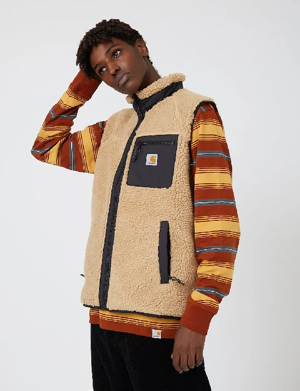 Carhartt-WIP Prentis Fleece Vest - Dusty Hamilton Brown